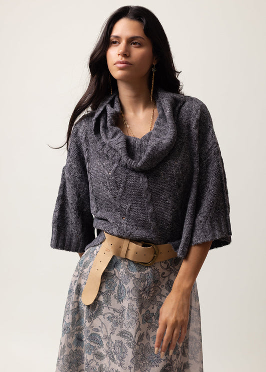 Nikkola Sweater in Charcoal