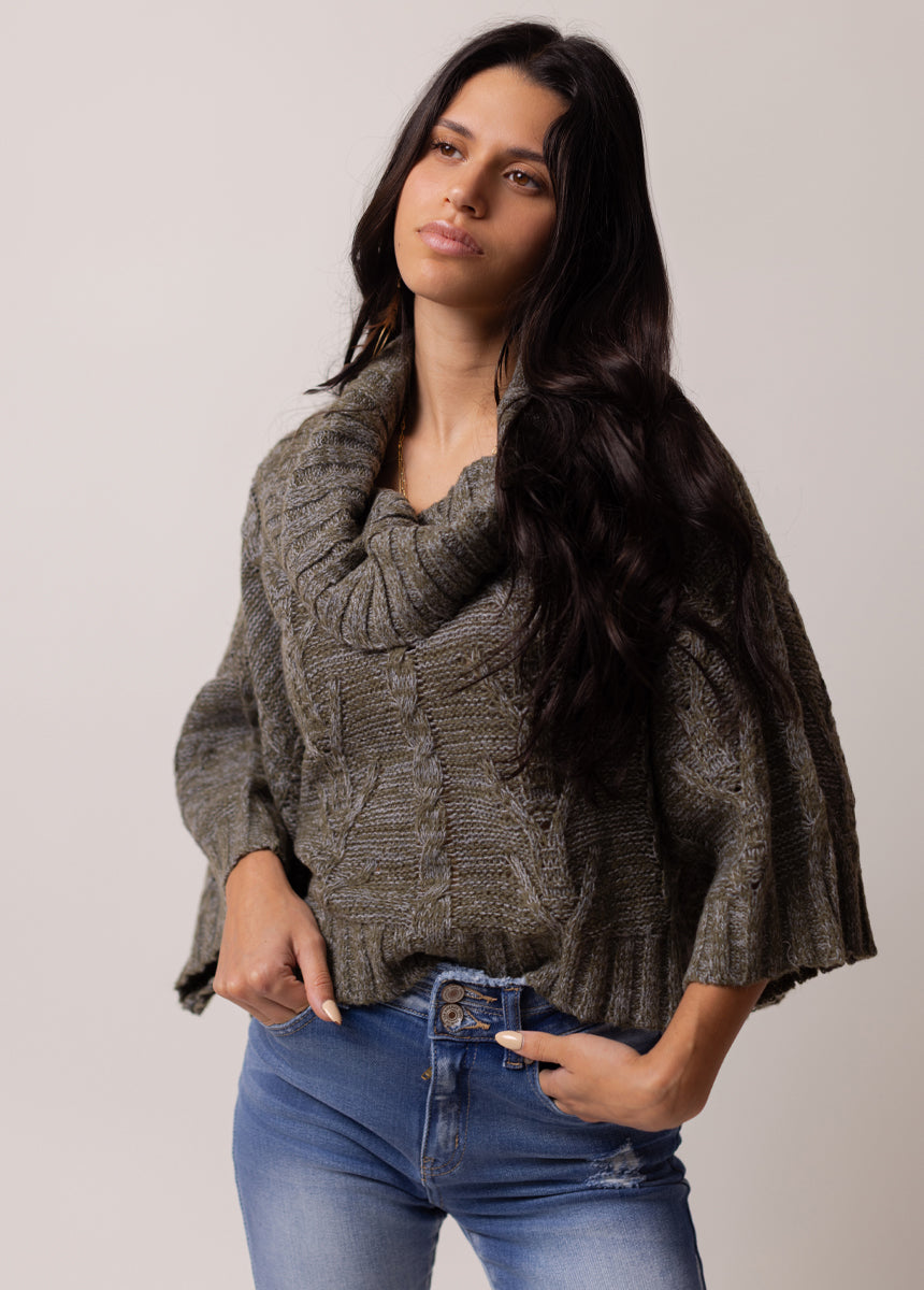 Nikkola Sweater in Moss