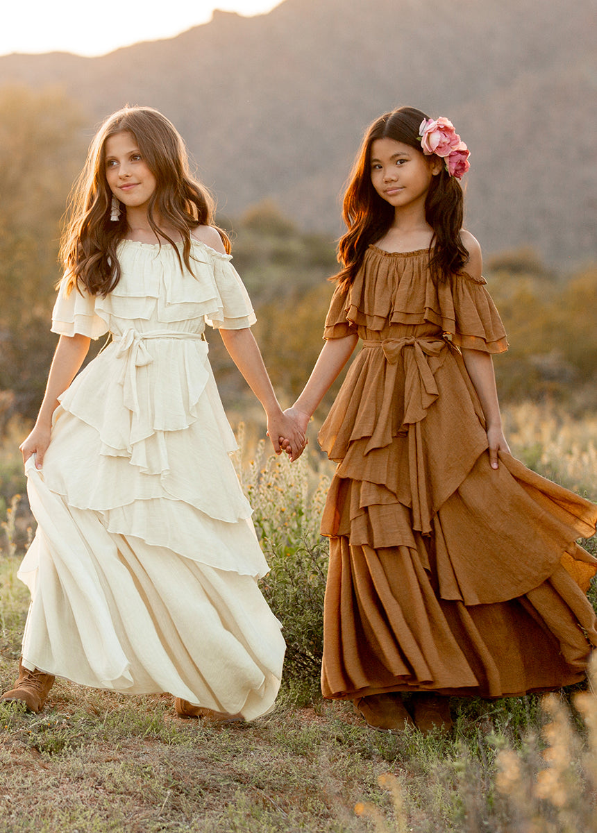 Litta Dress in Cream