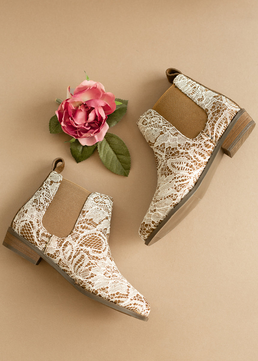 Chelsey Boot in Lace