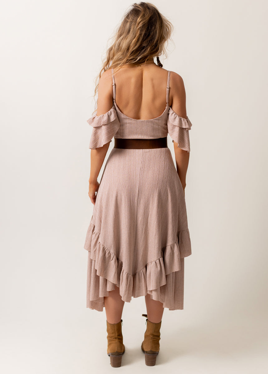 Odile Dress in Desert Shell