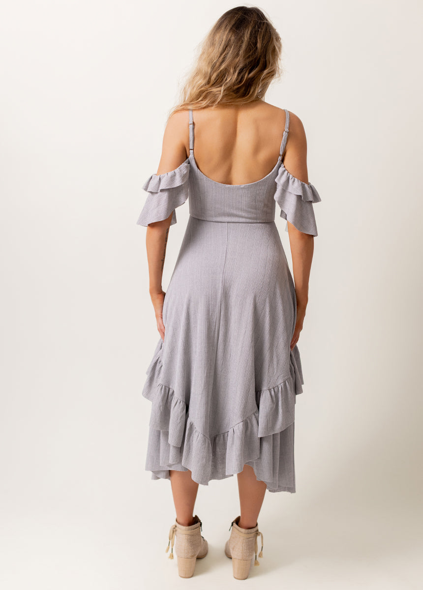 Odile Dress in Gray