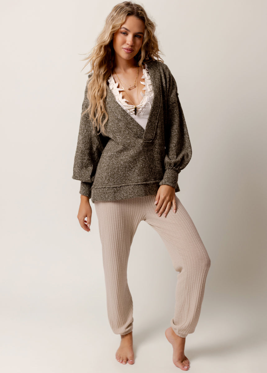 Ona Sweatshirt in Light Laurel
