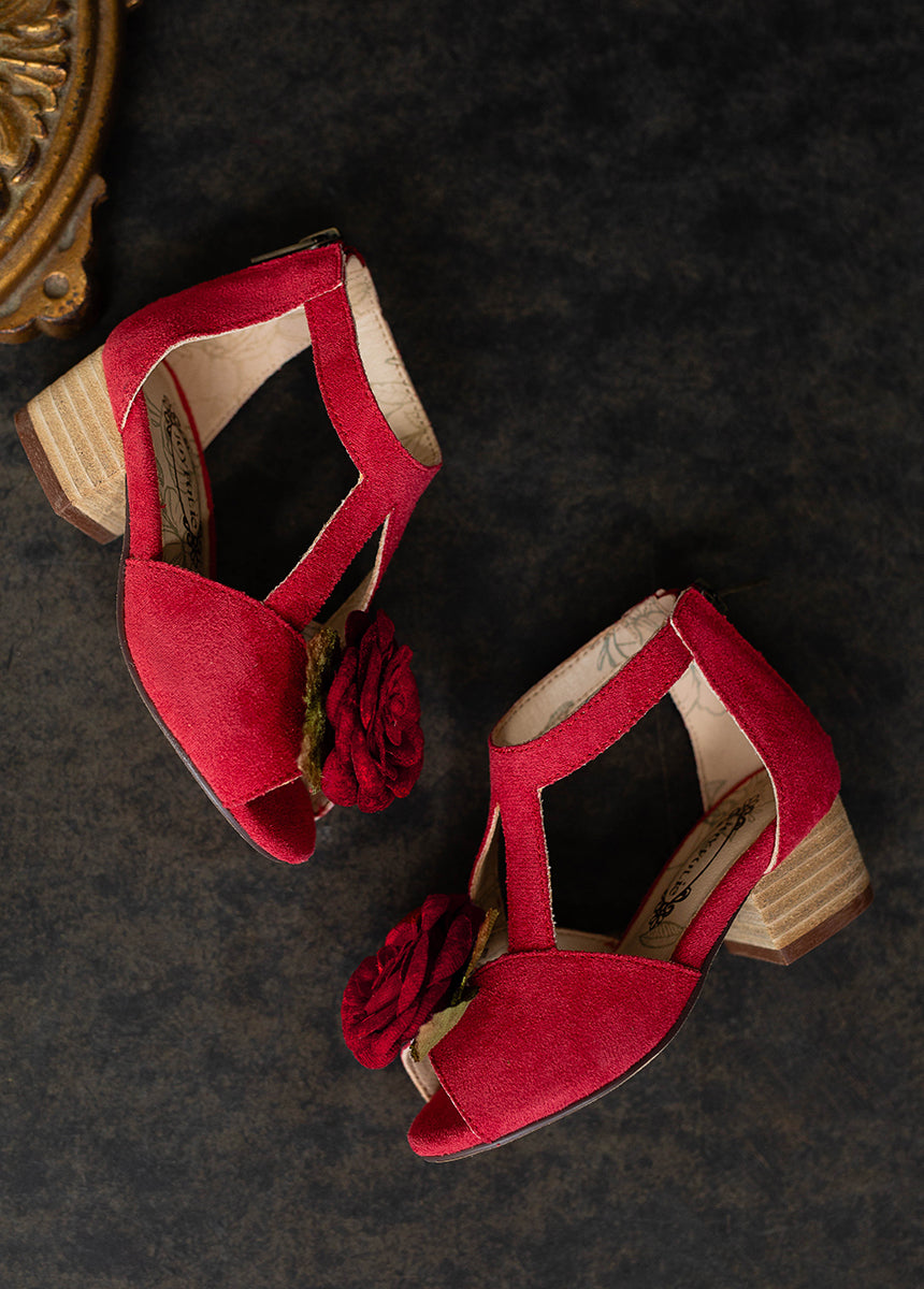 Orelia Heel in Scarlet