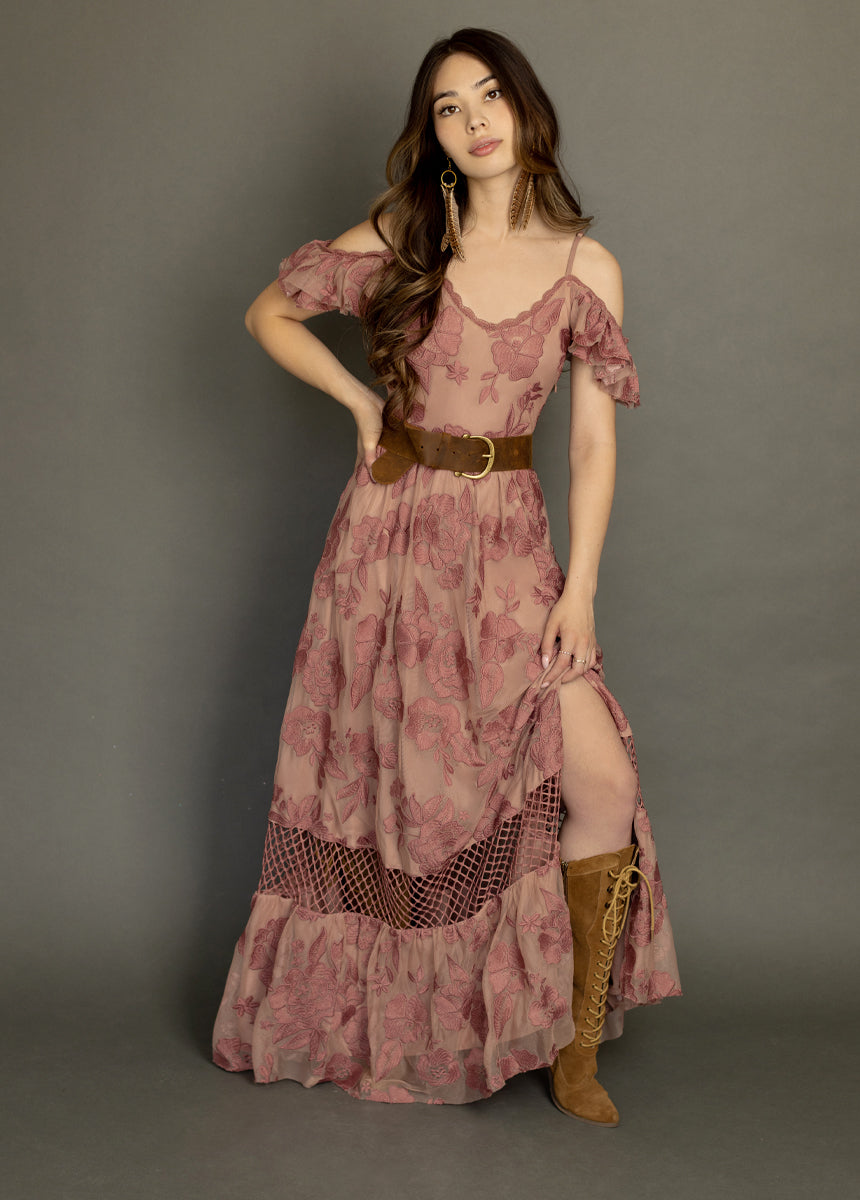 Paulina Dress in Raisin