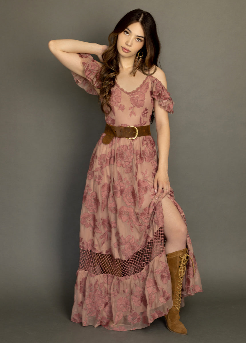 Paulina Dress in Raisin