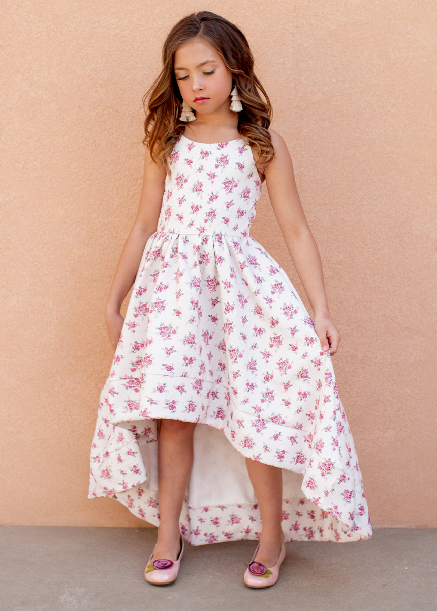 Pearl Dress in Cream Ditsy