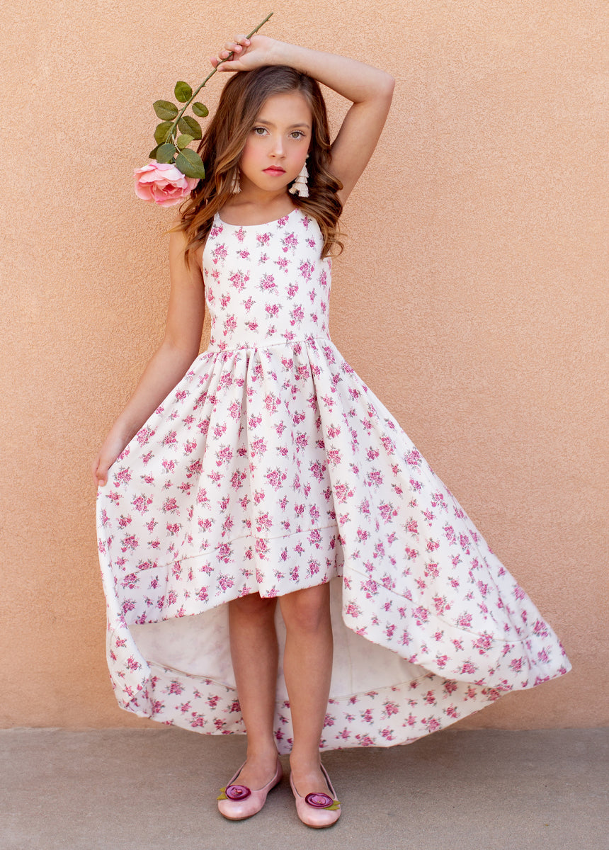 Pearl Dress in Cream Ditsy