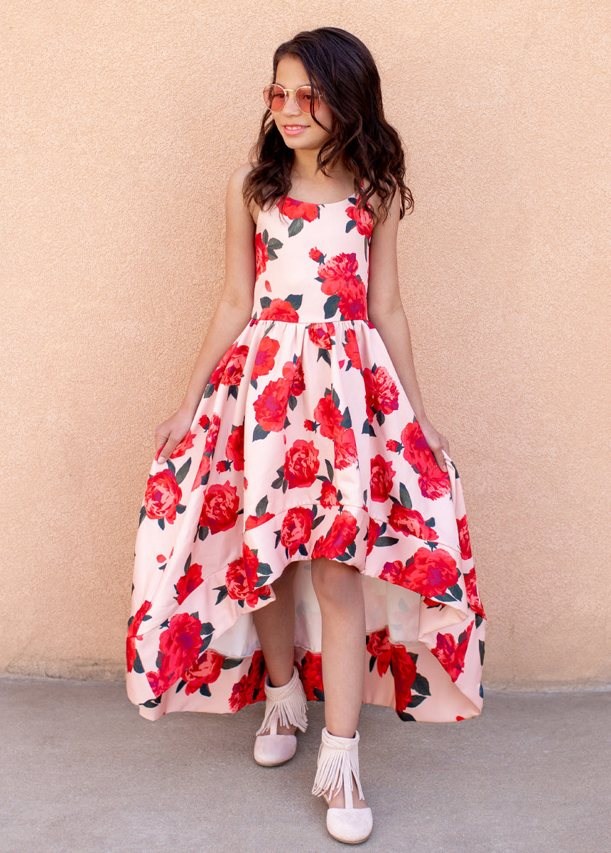 Pearl Dress in Shell Floral