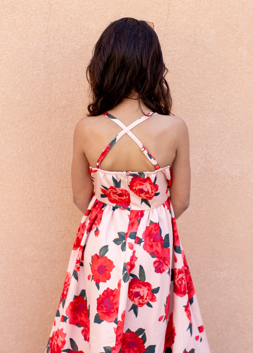 Pearl Dress in Shell Floral