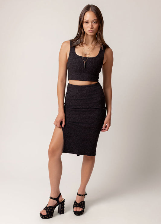 Pelagia Set in Heather Charcoal