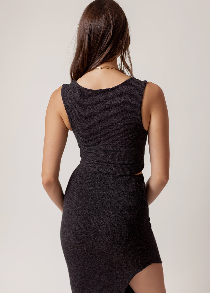 Pelagia Set in Heather Charcoal