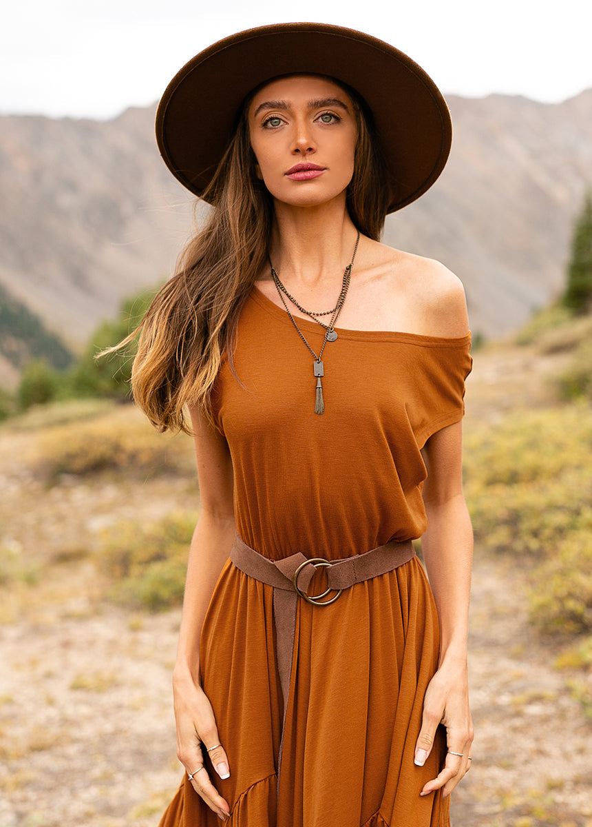 Pilar Dress in Spice