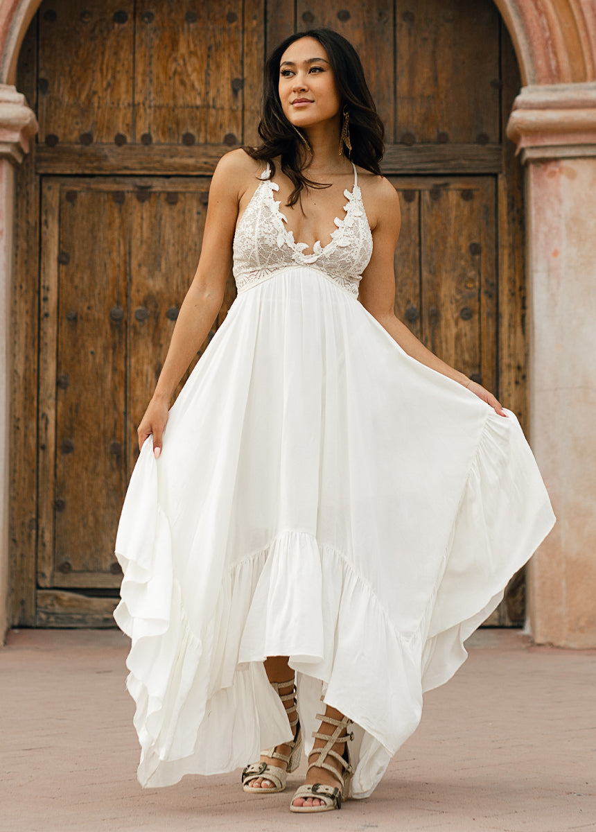 Poesy Dress in Cream