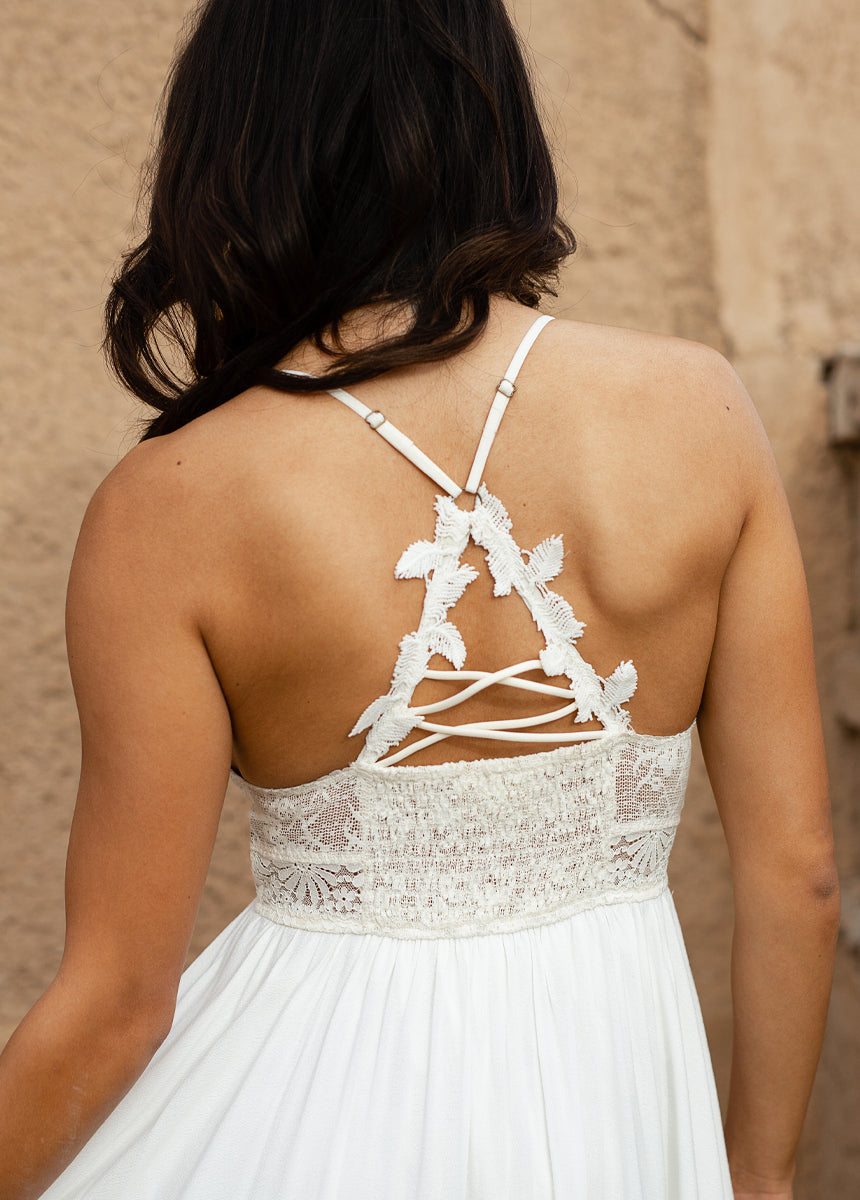 Poesy Dress in Cream