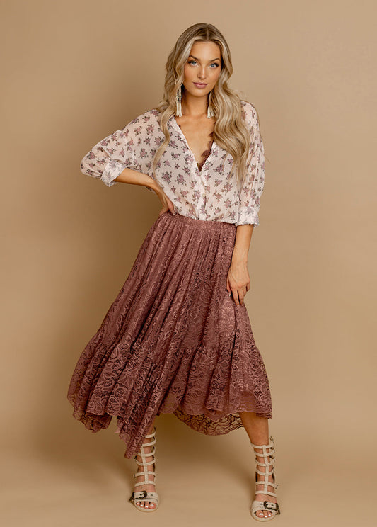 Poesy Skirt in Orchid