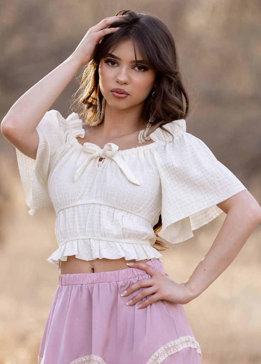 Marietta Top in Cream