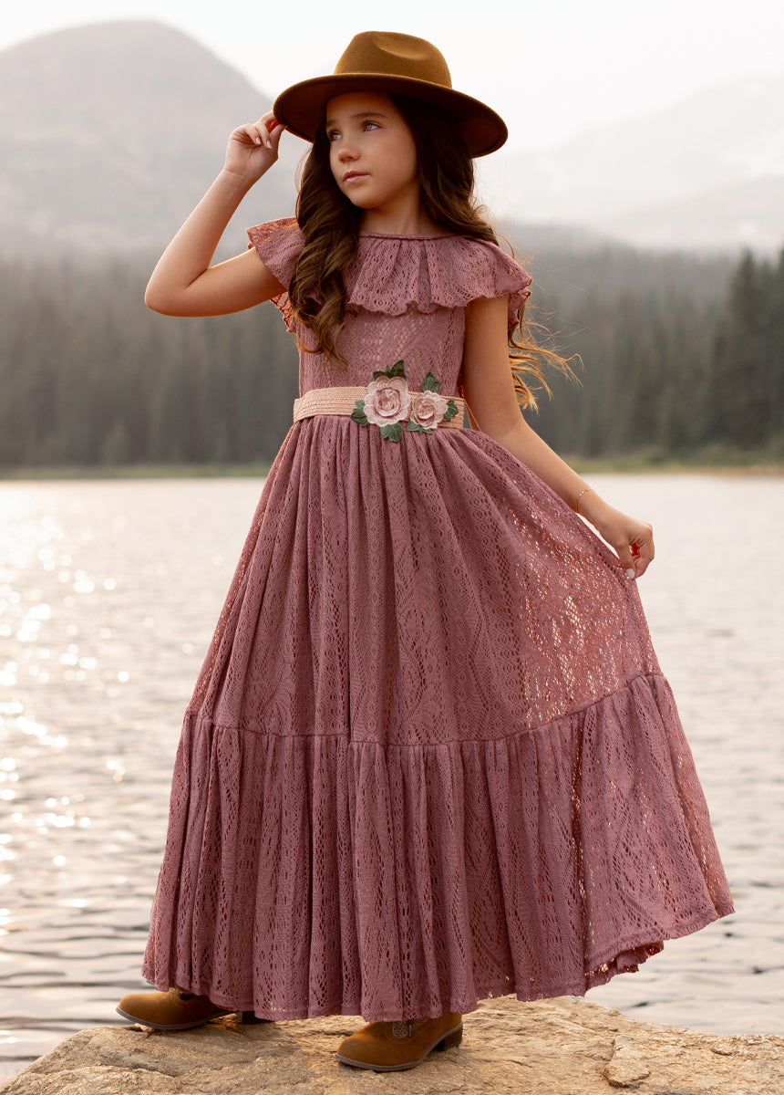 Ravvy Dress in Dusty Rose