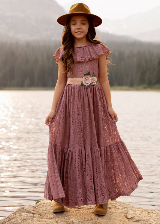 Ravvy Dress in Dusty Rose