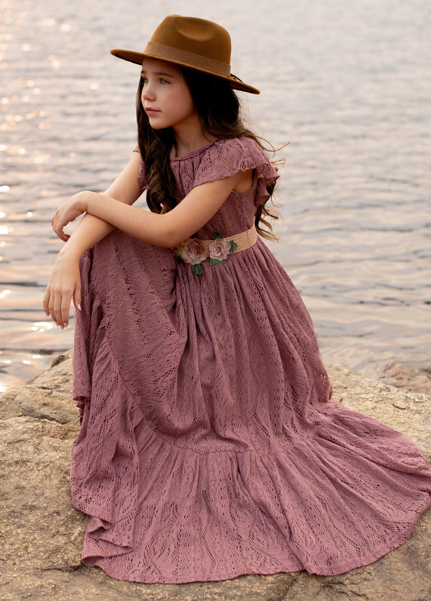 Ravvy Dress in Dusty Rose