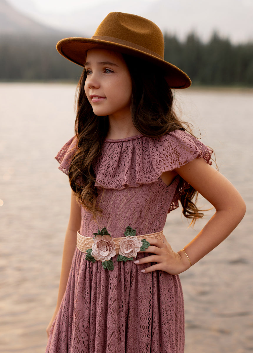 Ravvy Dress in Dusty Rose
