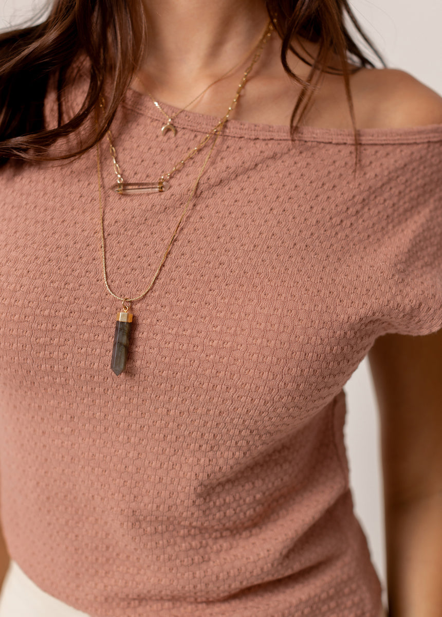 Rayla Top in Nude Pink