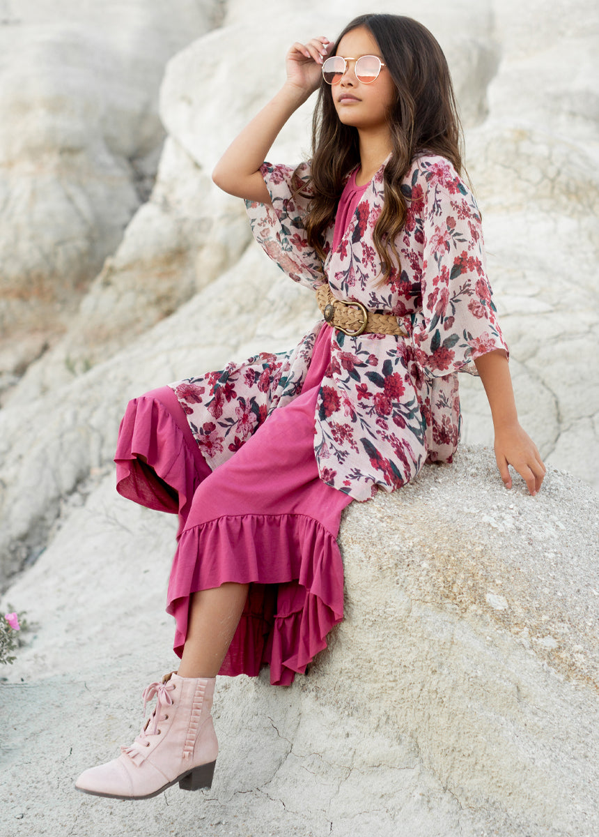 Avalon Duster in Fall Floral