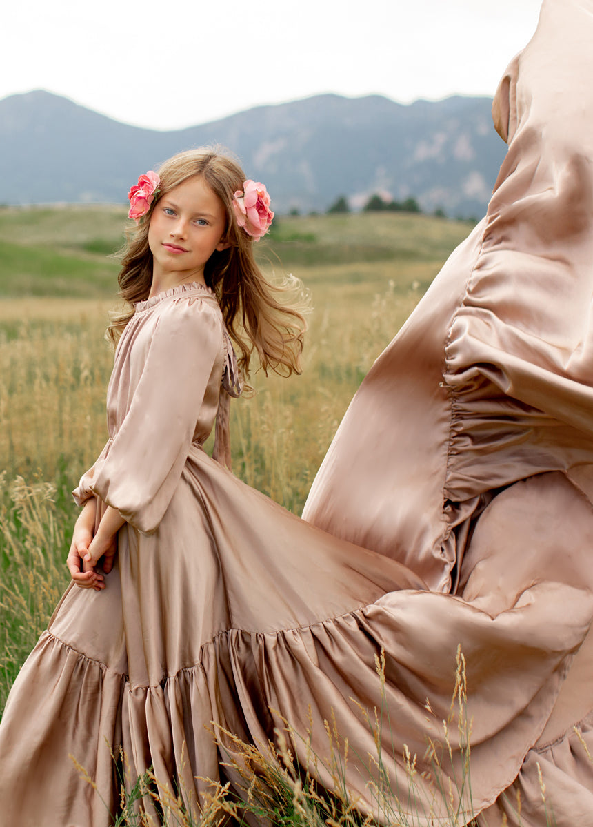 Leana Impact Dress in Stone