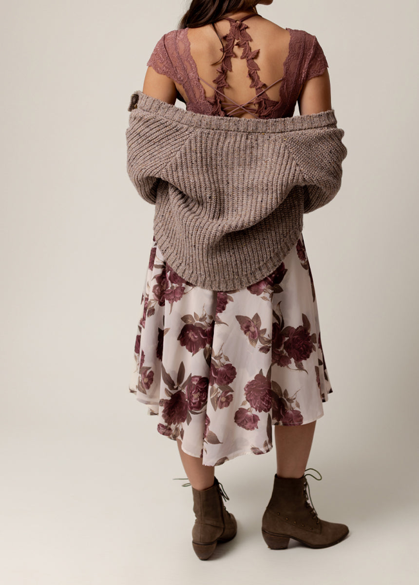 Minerva Sweater in Taupe