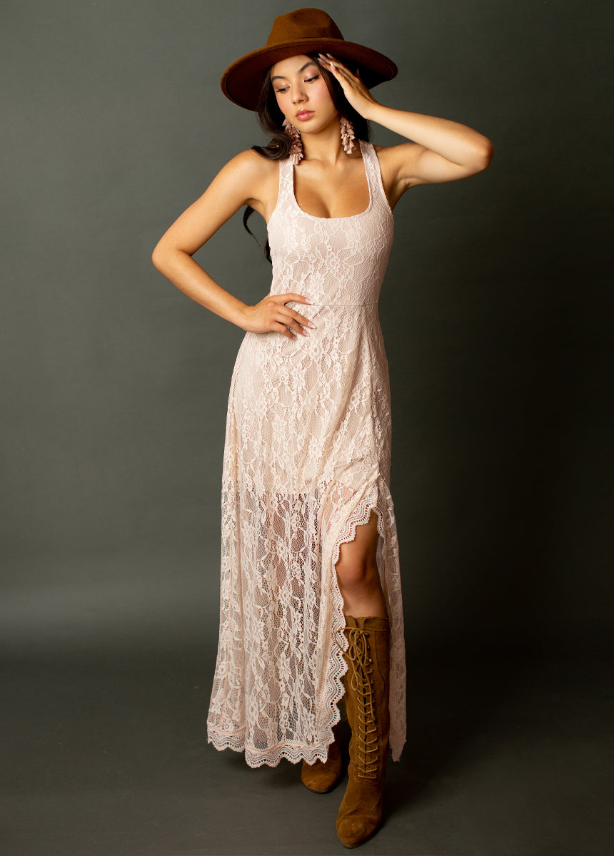 Camila Dress in Shell