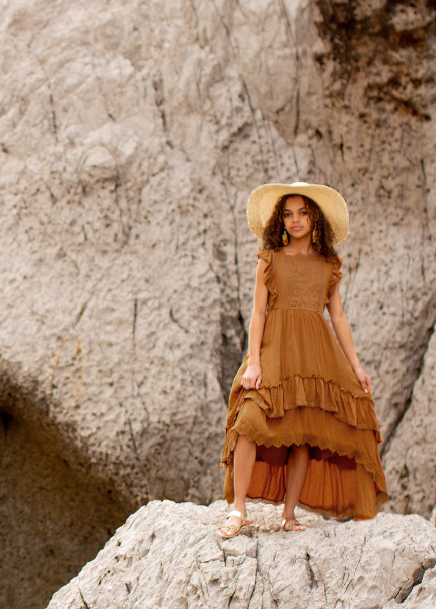 Cassia Dress in Marigold