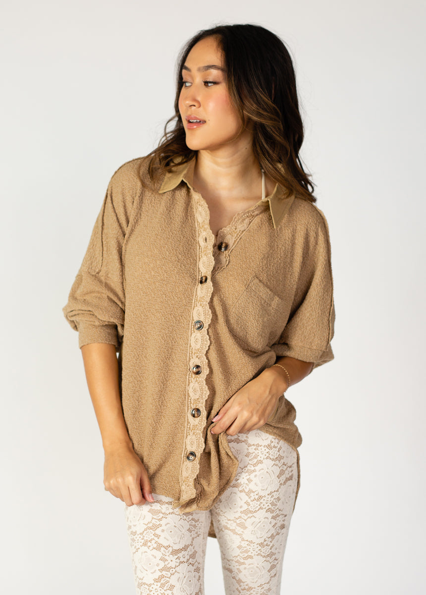 Sebrina Top in Latte