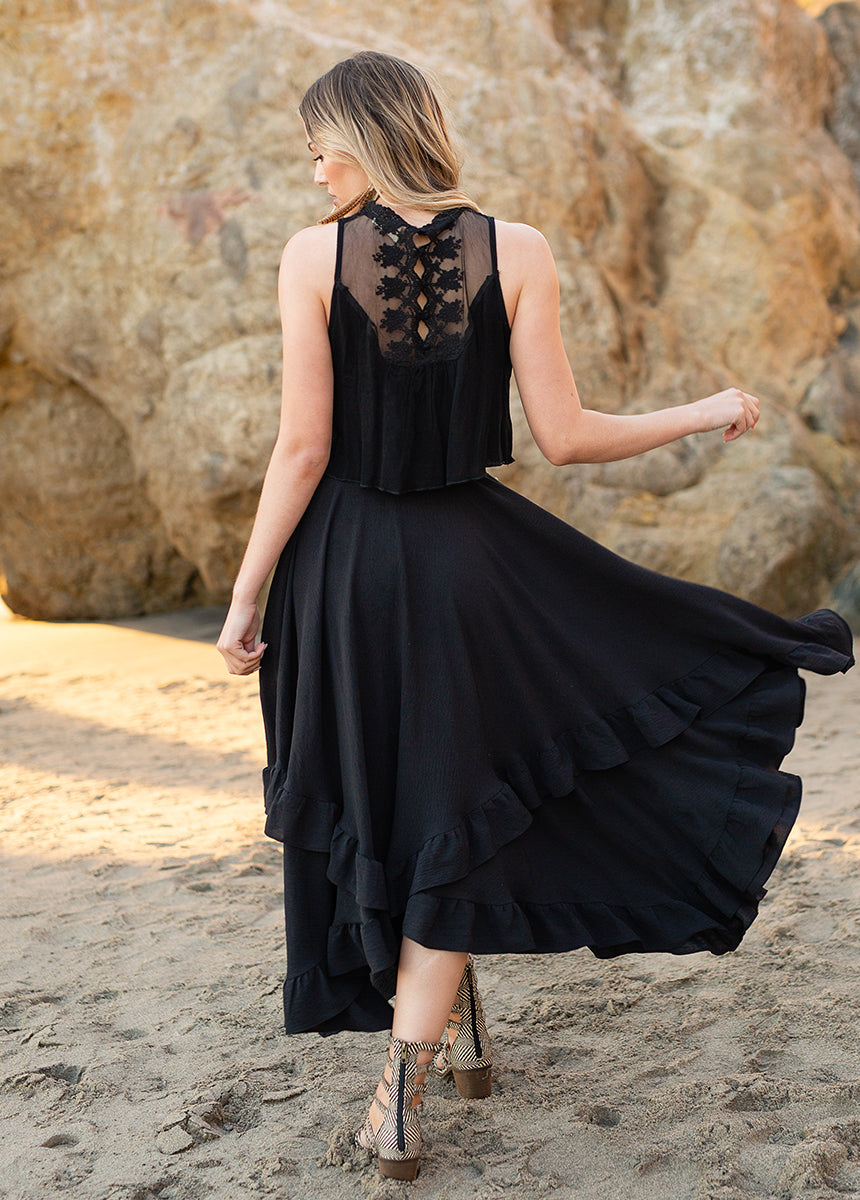 Delfina Top in Black