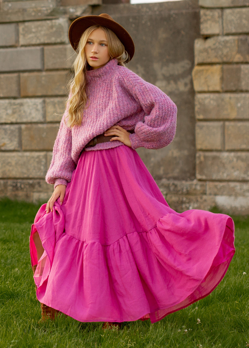 Annabel Skirt in Mulberry