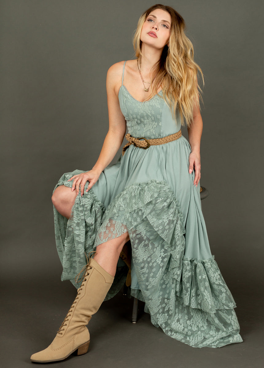 Christelle Dress in Seaglass