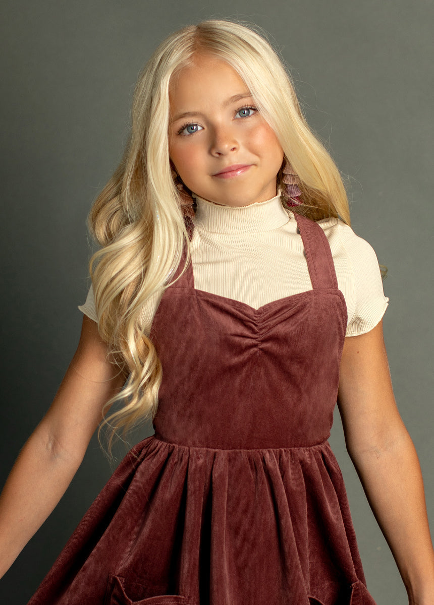 Shana Mock Neck in Ecru