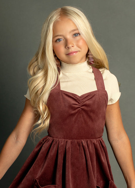 Shana Mock Neck in Ecru