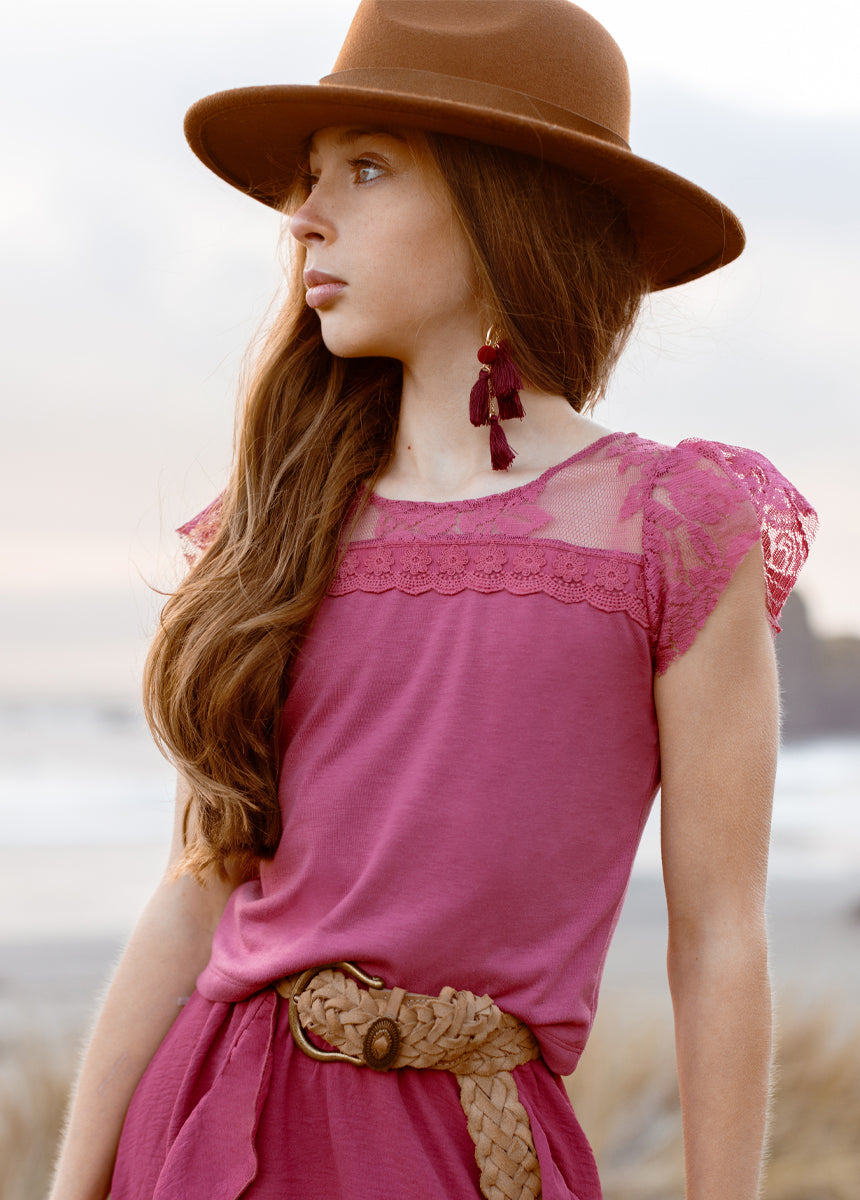 Zoella Top in Rose