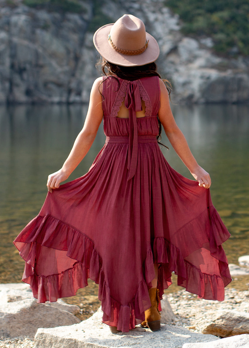Gemma Dress in Mesa Rose