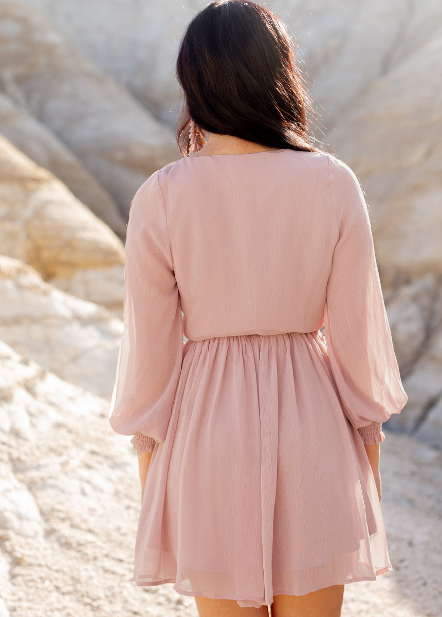 Ani Dress in Nude Pink