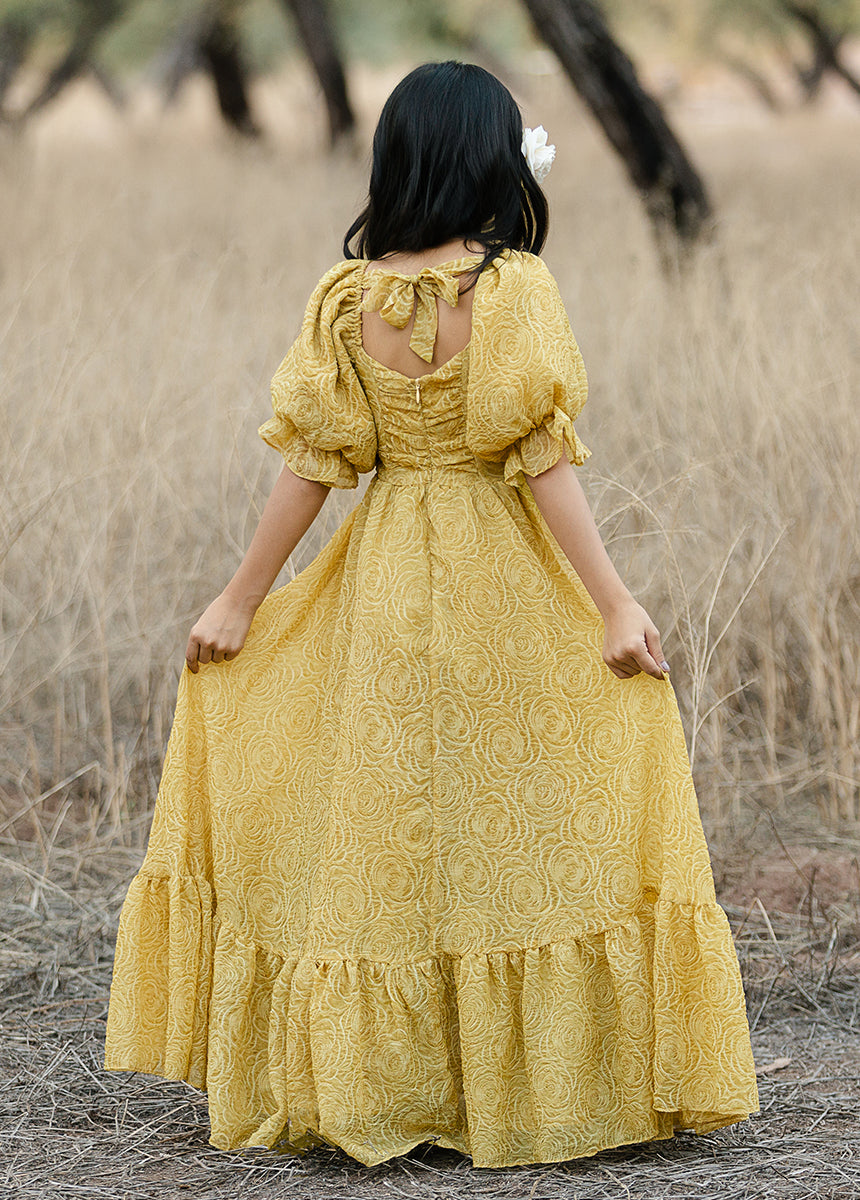 Shwaney Impact Dress in Citron