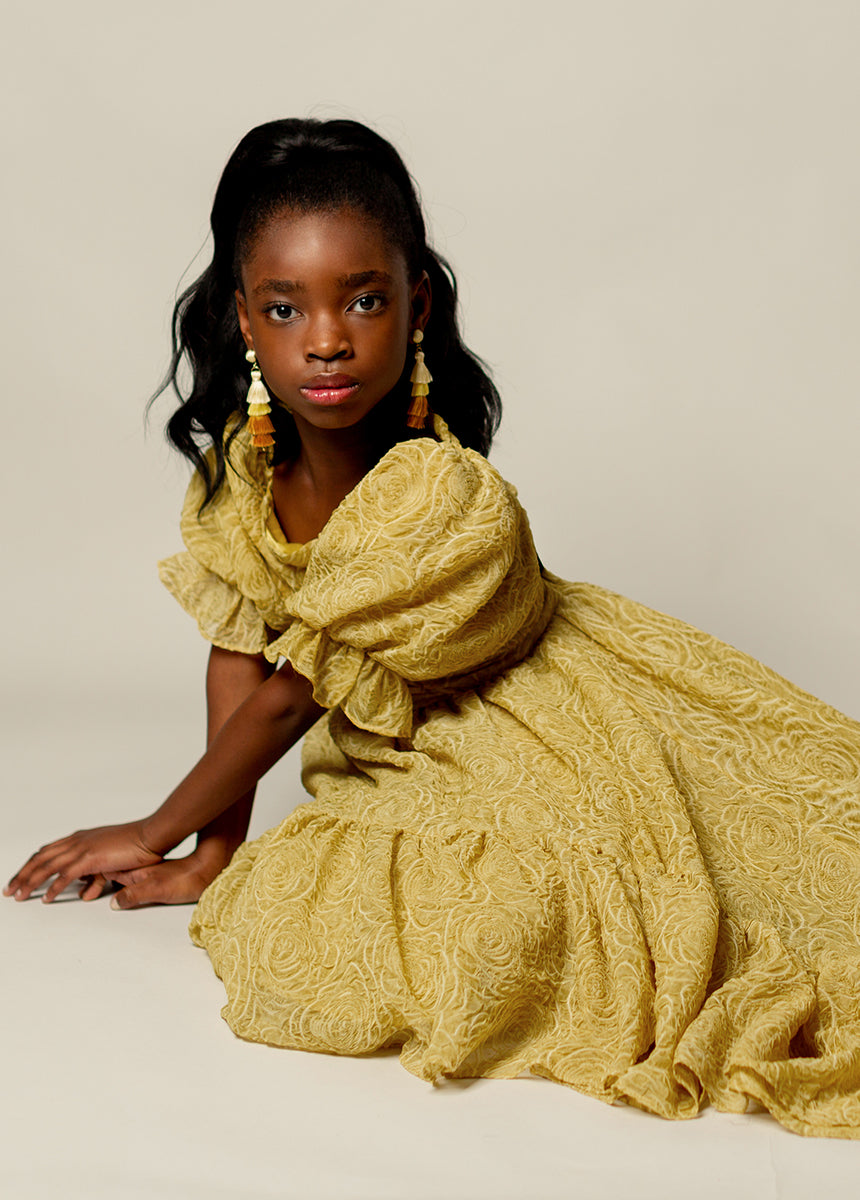 Shwaney Impact Dress in Citron