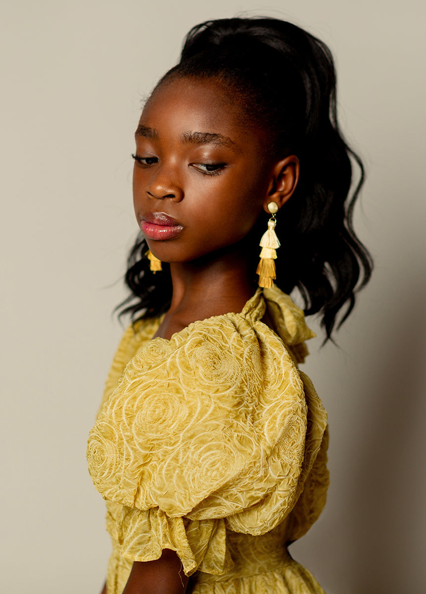 Shwaney Impact Dress in Citron