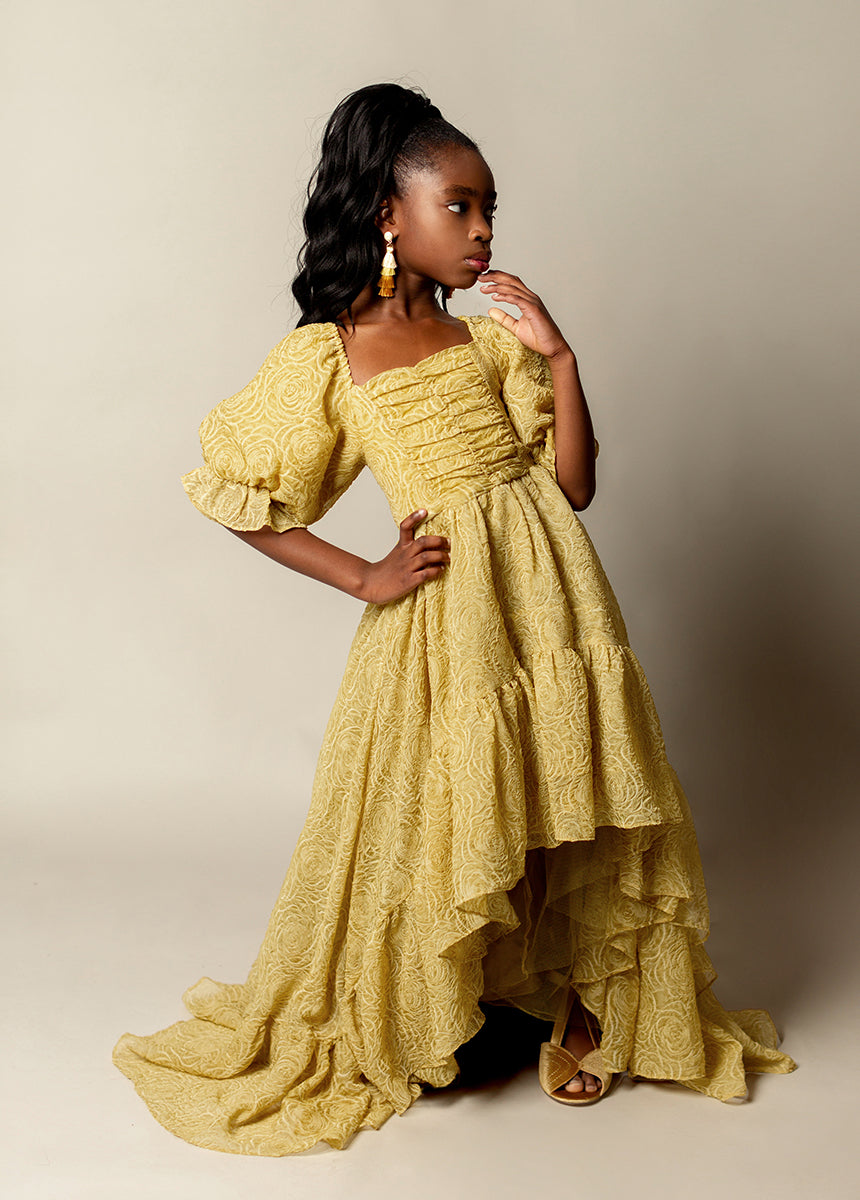 Shwaney Impact Dress in Citron