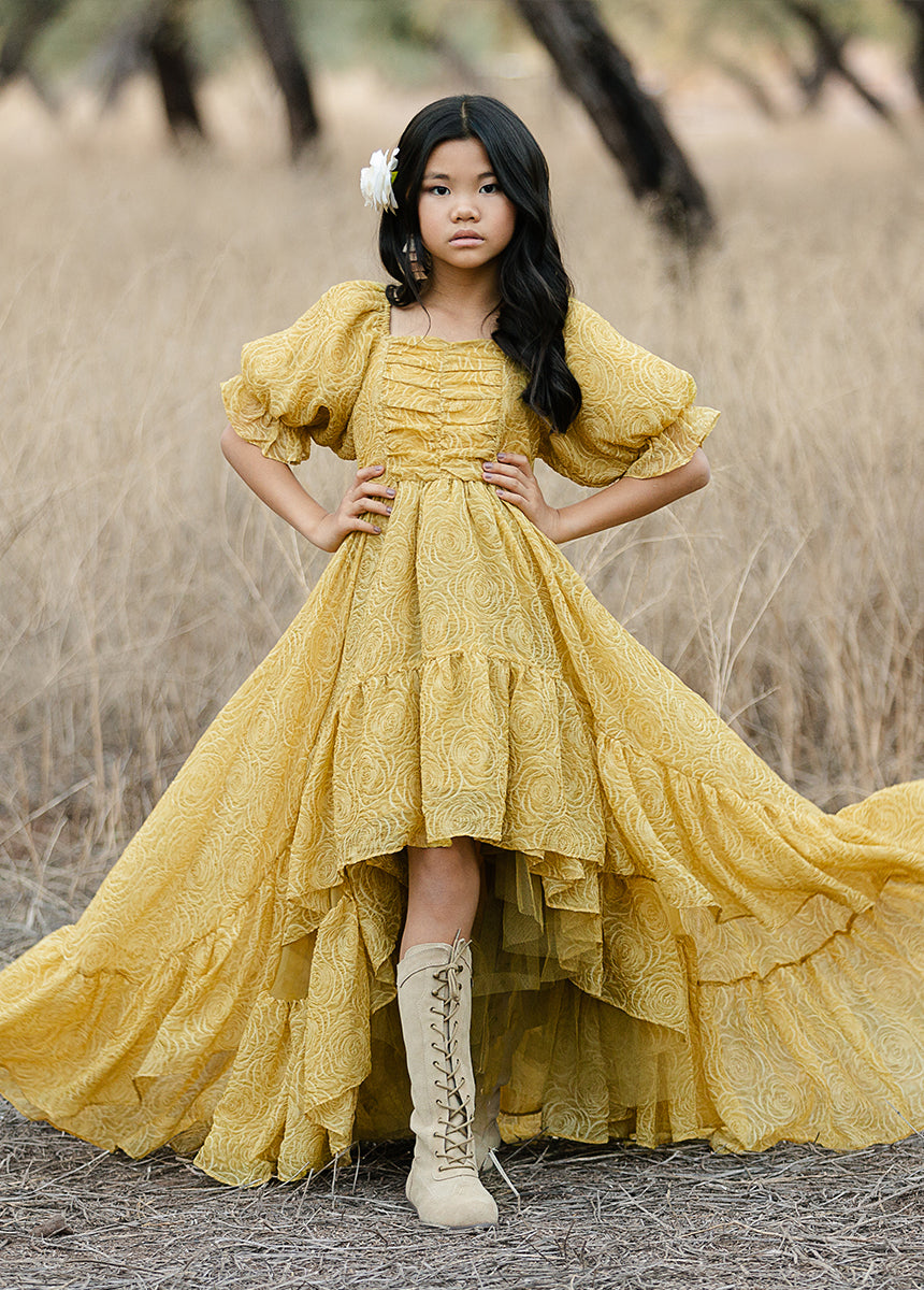 Shwaney Impact Dress in Citron