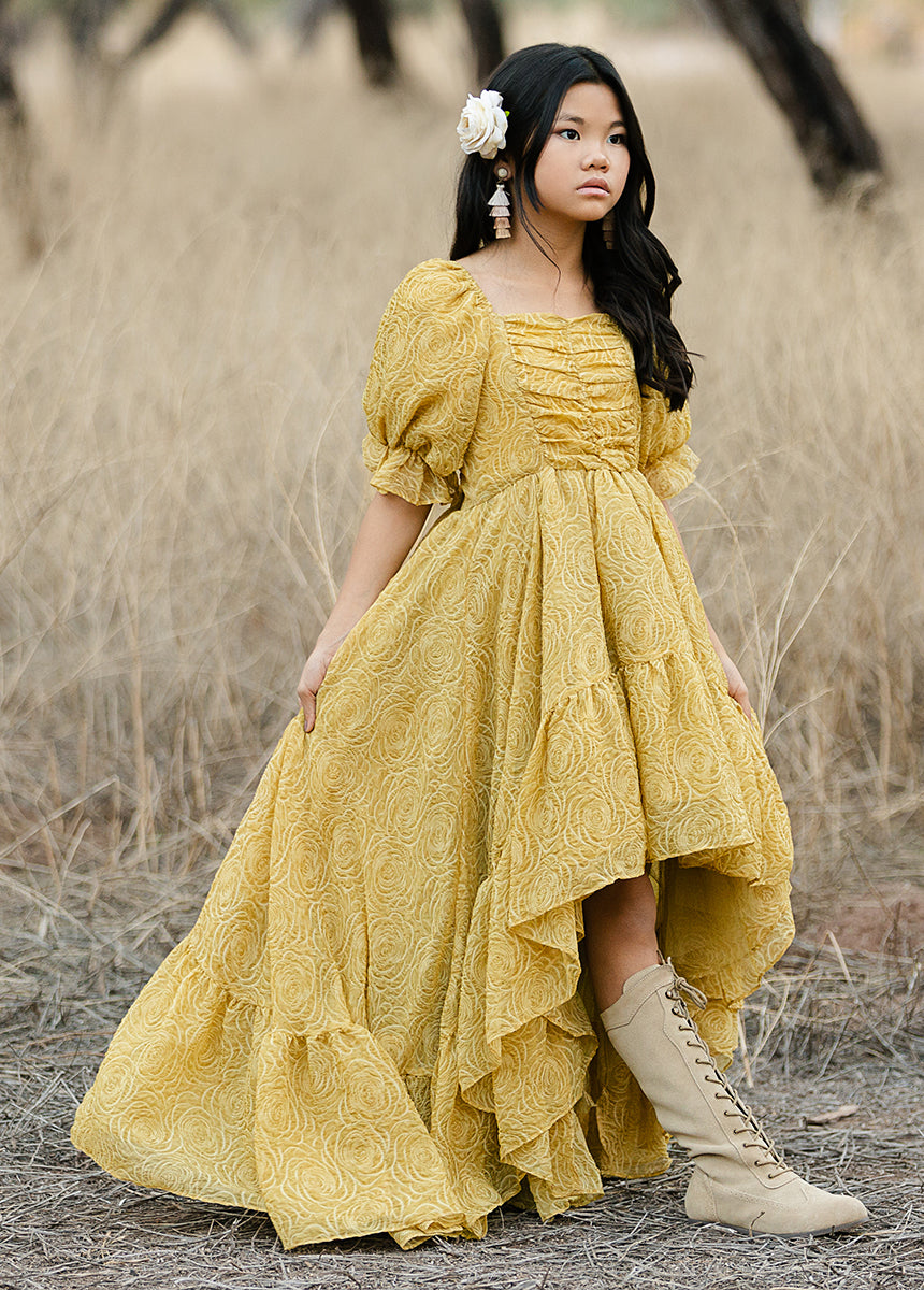 Shwaney Impact Dress in Citron