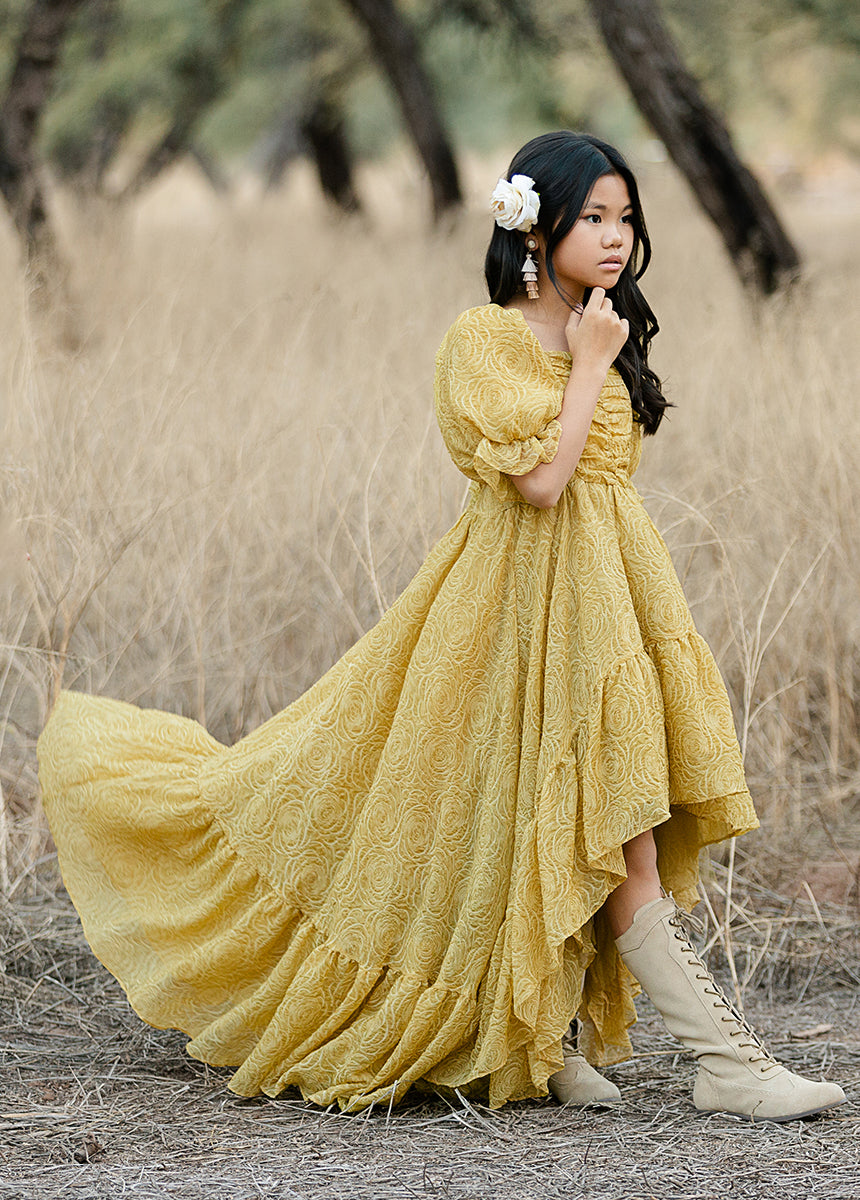 Shwaney Impact Dress in Citron