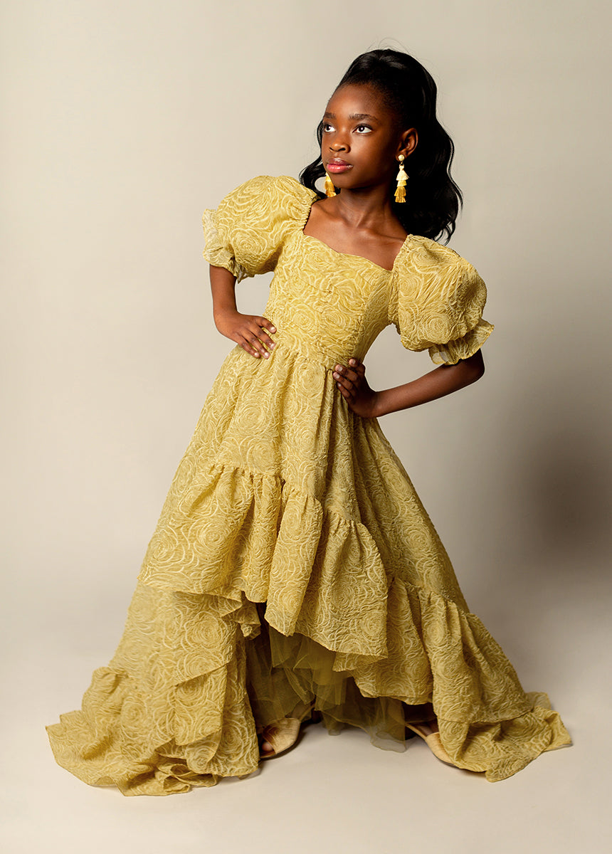 Shwaney Impact Dress in Citron