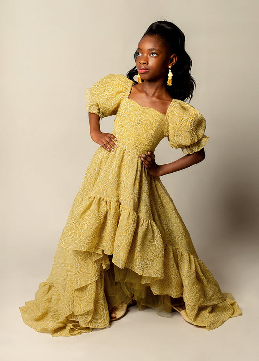 Shwaney Impact Dress in Citron