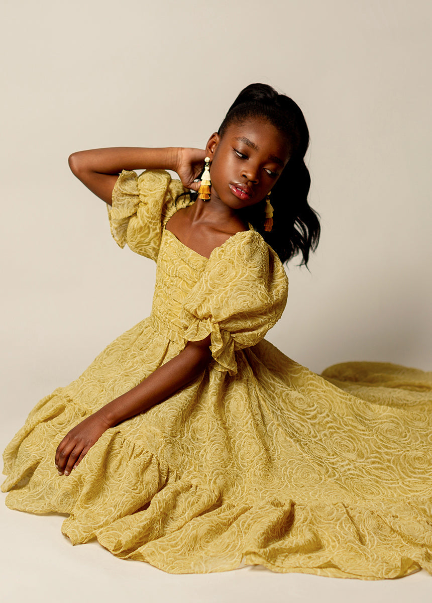 Shwaney Impact Dress in Citron